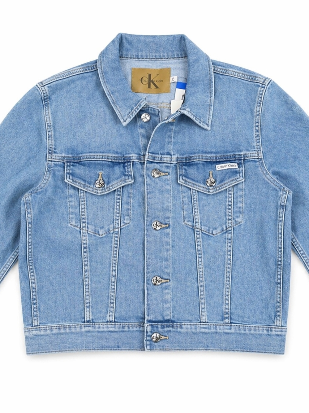 Calvin Klein Kids' Light Blue Denim Jacket